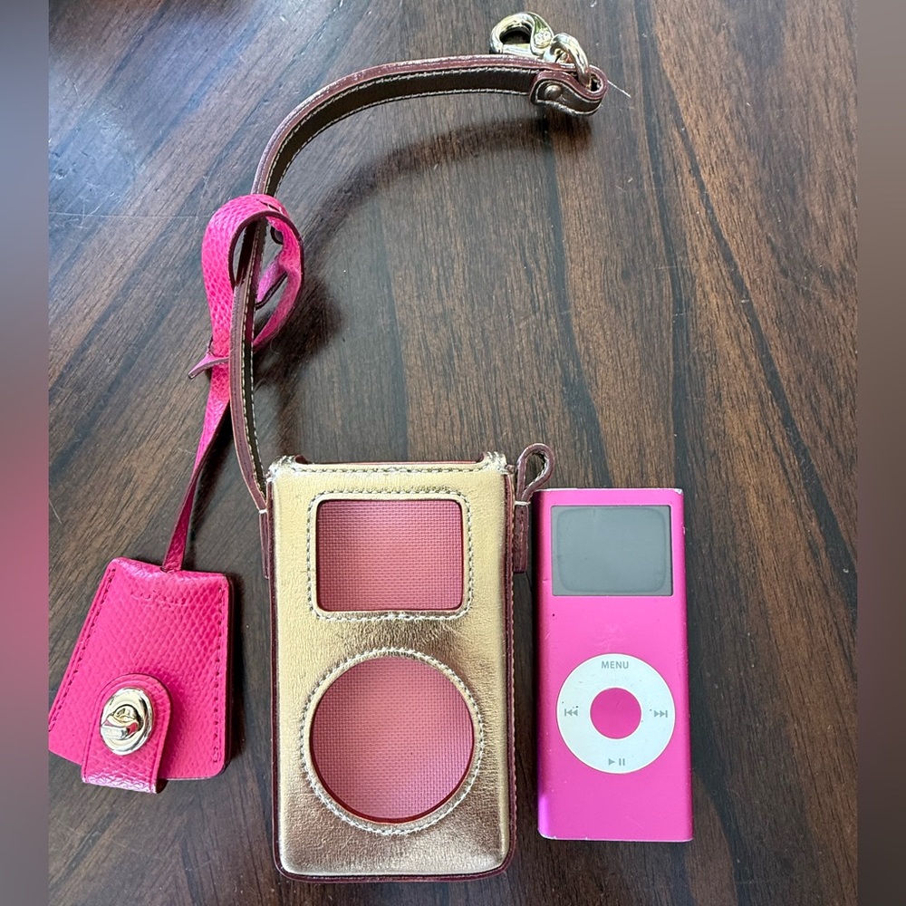Y2K Bag Charm Bundle Coach Pink Clochette Kate Spade iPod Holder Pink iPod - Picture 12 of 15